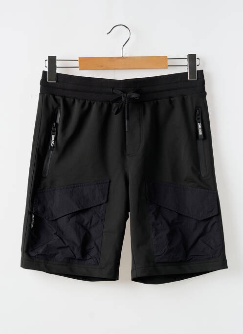 Bermudă negru DOUBLEHOOD bărbat