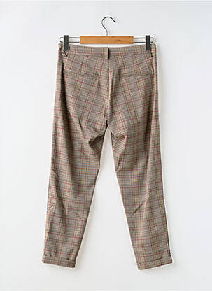 Pantalon 7/8 închidere cu fermoar sub clapetă cu nasturi mărime normală maro IMPERIAL femeie