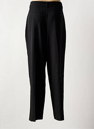 Pantalon larg închidere cu fermoar sub clapetă cu nasturi talie înaltă negru IMPERIAL femeie