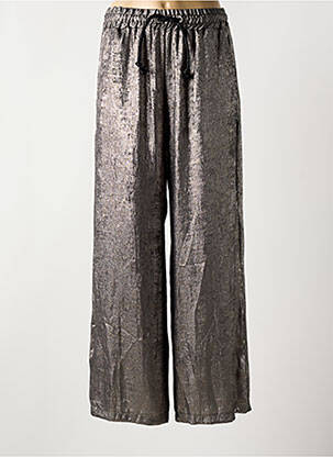 Pantalon larg argintiu PLEASE femeie