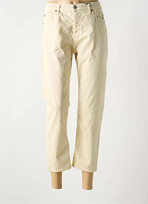 Blugi cu croială slim bej PLEASE femeie