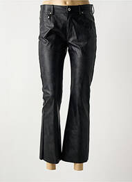 Pantalon 7/8 elasticitate negru PLEASE femeie