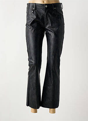 Pantalon 7/8 elasticitate negru PLEASE femme