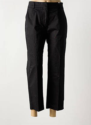 Pantalon chino țesătură poplin mărime normală negru TOMMY HILFIGER femeie