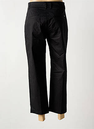 Pantalon chino țesătură poplin mărime normală negru TOMMY HILFIGER femeie