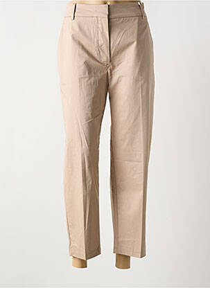 Pantalon chino țesătură poplin mărime normală bej TOMMY HILFIGER femeie