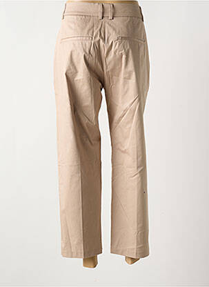 Pantalon chino țesătură poplin mărime normală bej TOMMY HILFIGER femeie