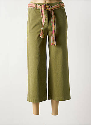 Pantalon trei sferturi verde PLEASE femeie