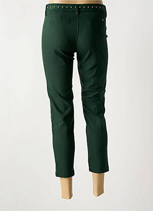 Pantalon 7/8 talie înaltă talie înaltă verde FREEMAN T.PORTER femeie