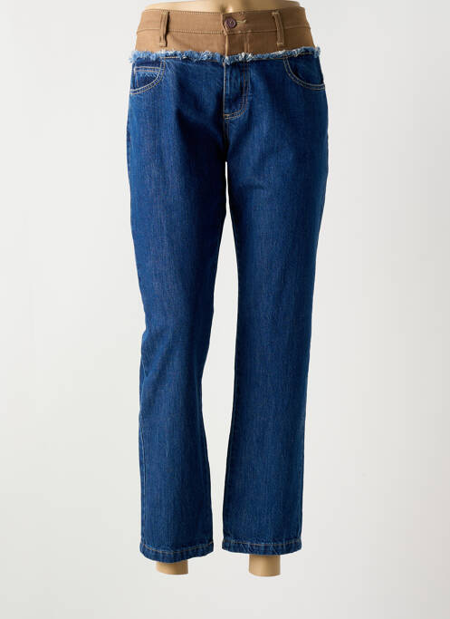 Blugi cu croială slim albastru PLEASE femeie