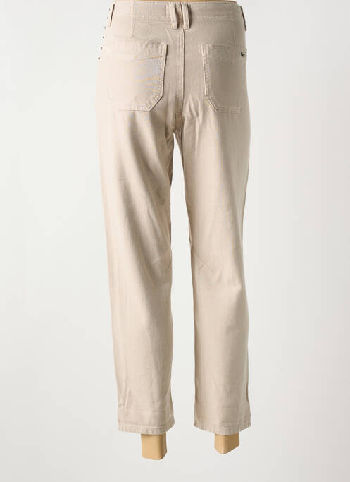 Blugi cu croială dreaptă bej FREEMAN T.PORTER femeie