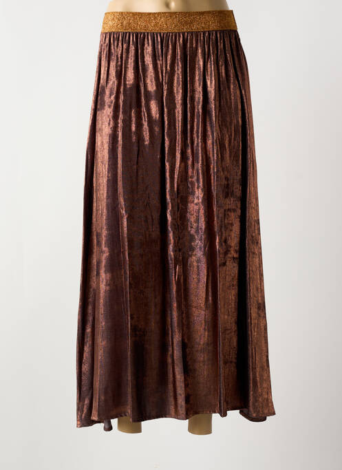 Fustă lungă portocaliu PLEASE femeie