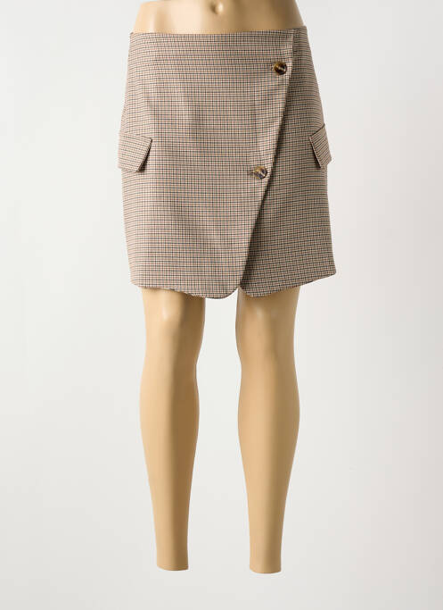 Fustă scurtă bej IMPERIAL femeie