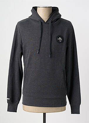 Hanorac cu glugă gri HELVETICA bărbat