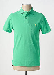 Polo elasticitate mâneci scurte verde RALPH LAUREN homme