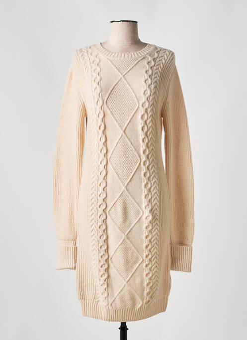 Rochie midi bej GUESS femeie