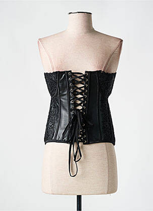 Corset fără armatură negru AUBADE femeie