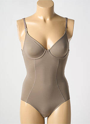 Body de lenjerie elasticitate maro VANITY FAIR femeie