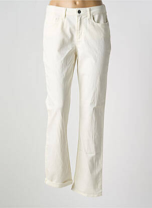 Blugi cu croială dreaptă bej GUY DUBOUIS femeie