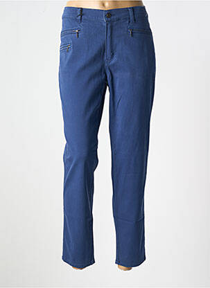Blugi cu croială slim albastru ANNA MONTANA femeie