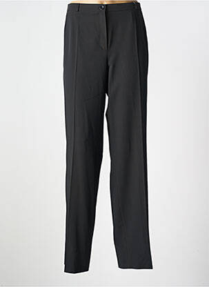 Pantalon drept talie cu cleme mărime normală negru FE EDITION femeie