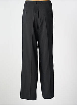 Pantalon drept talie cu cleme mărime normală negru FE EDITION femeie