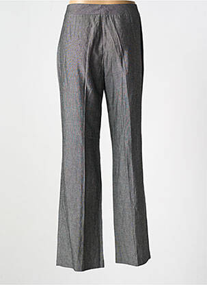 Pantalon evazat talie cu cleme talie înaltă gri FEDORA femeie