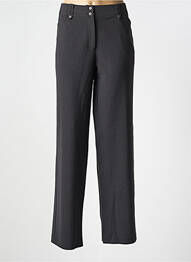Pantalon drept talie cu cleme mărime normală gri FIGURE LIBRE femme