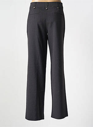 Pantalon drept talie cu cleme mărime normală gri FIGURE LIBRE femeie