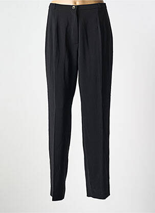 Pantalon drept croială morcov talie înaltă negru MODISSIMO femeie