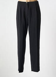 Pantalon drept croială morcov talie înaltă negru MODISSIMO femme