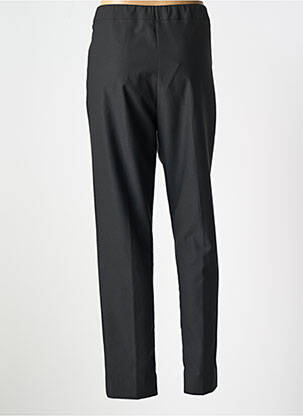 Pantalon drept țesătură crep talie înaltă negru PAUSE CAFE femeie