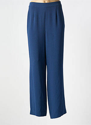 Pantalon larg albastru TRU femeie