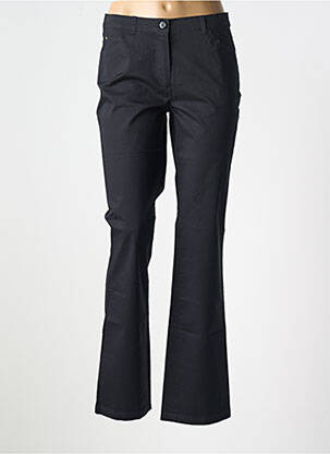 Pantalon drept elasticitate mărime normală negru LEBEK femeie