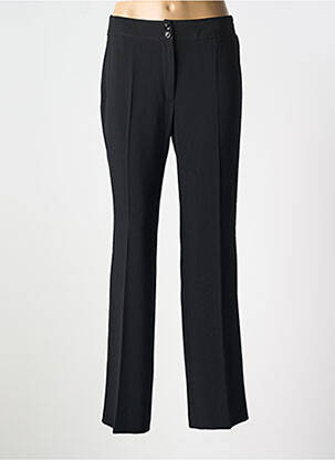 Pantalon drept țesătură crep mărime normală negru LEBEK femeie