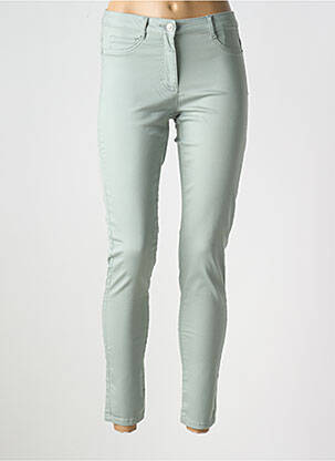 Jegging țesătură denim mărime normală verde BARBARA LEBEK femeie