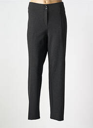 Pantalon drept țesătură poplin mărime normală gri LEBEK femme