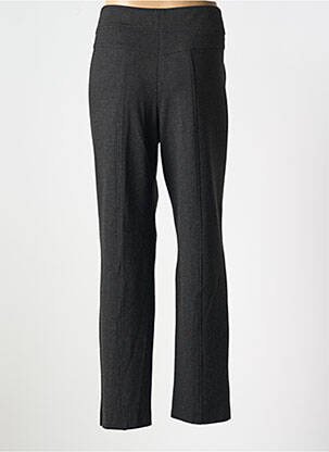Pantalon drept țesătură poplin mărime normală gri LEBEK femeie