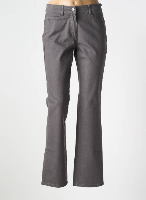 Blugi cu croială dreaptă gri LEBEK femeie