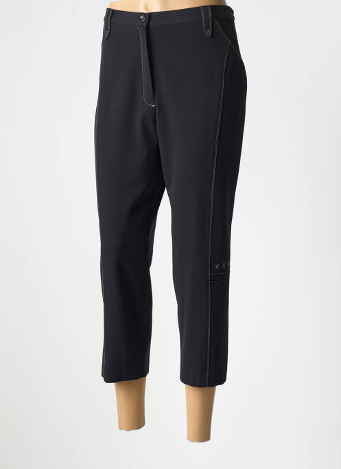 Pantalon trei sferturi negru LISA CHESNAY femeie