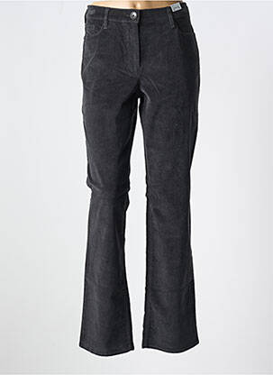 Pantalon drept elasticitate mărime normală gri GARDEUR femeie