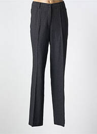 Pantalon drept închidere cu fermoar sub clapetă cu nasturi mărime normală negru GARDEUR femme