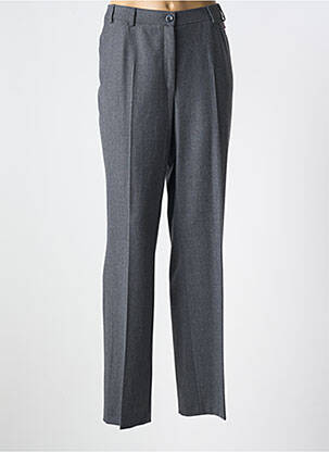 Pantalon drept talie elastică mărime normală gri GARDEUR femeie