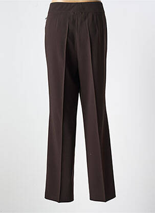 Pantalon drept țesătură crep mărime normală maro GARDEUR femeie