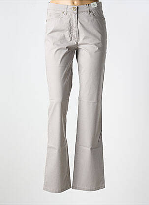 Pantalon drept elasticitate mărime normală gri GARDEUR femeie