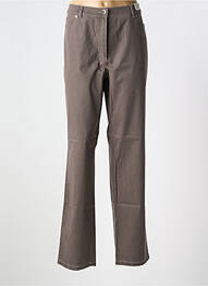 Pantalon drept elasticitate mărime normală maro GARDEUR femme