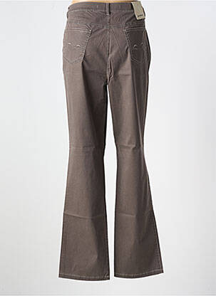 Pantalon drept elasticitate mărime normală maro GARDEUR femeie