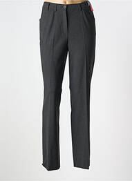 Pantalon drept țesătură poplin mărime normală gri GARDEUR femme
