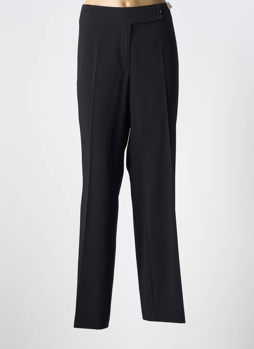 Pantalon drept închidere cu fermoar sub clapetă cu nasturi mărime normală negru GARDEUR femme