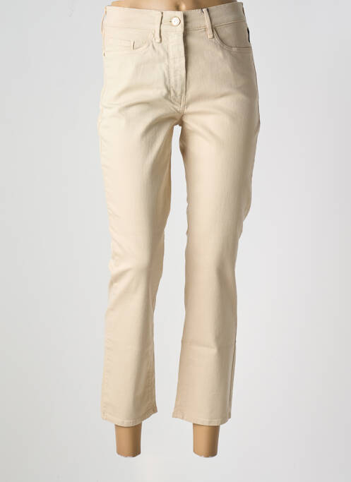 Blugi cu croială slim bej ATELIER GARDEUR femeie